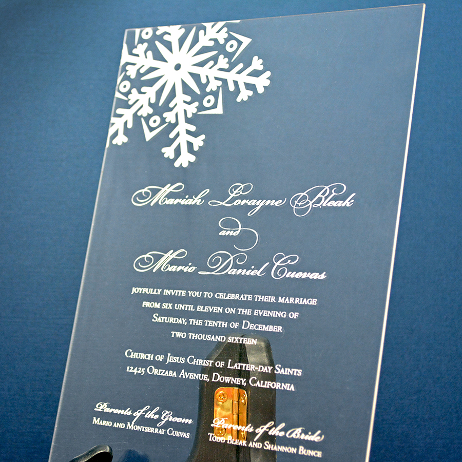 Acrylic Invitation